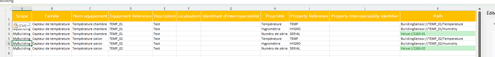 Instanciation en masse — Figure 11