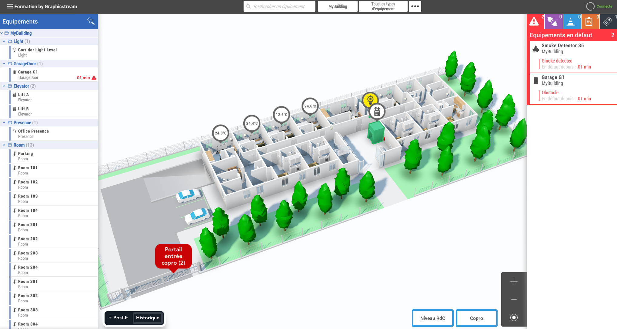 Vue d’ensemble de l’interface du Beholder.